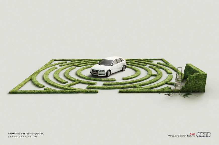 Easier to Get in o 870x579 - Creative Car Advertising Ideas