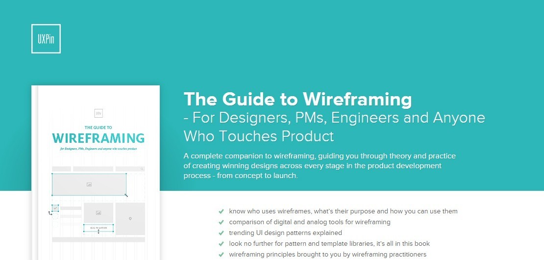the Guide to wireframe - Free Ebook: The Guide to Wireframing
