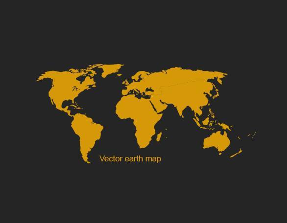 Earth Map Vector - World Map Vector Free Collection - 25 Vector Designs