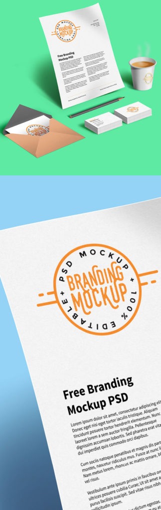 branding mockup psd design 323x1024 - 60+ Branding, Identity & Stationery Free PSD Mockups
