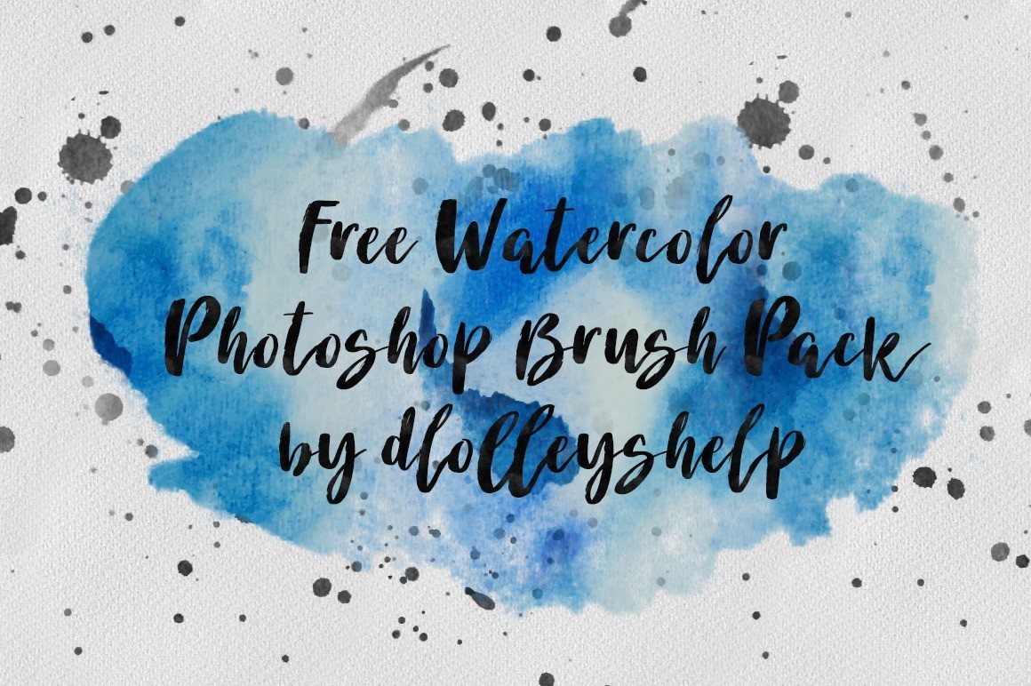 Free Watercolor Photoshop Brushes - Free Ink and Watercolor Brushes for Photoshop