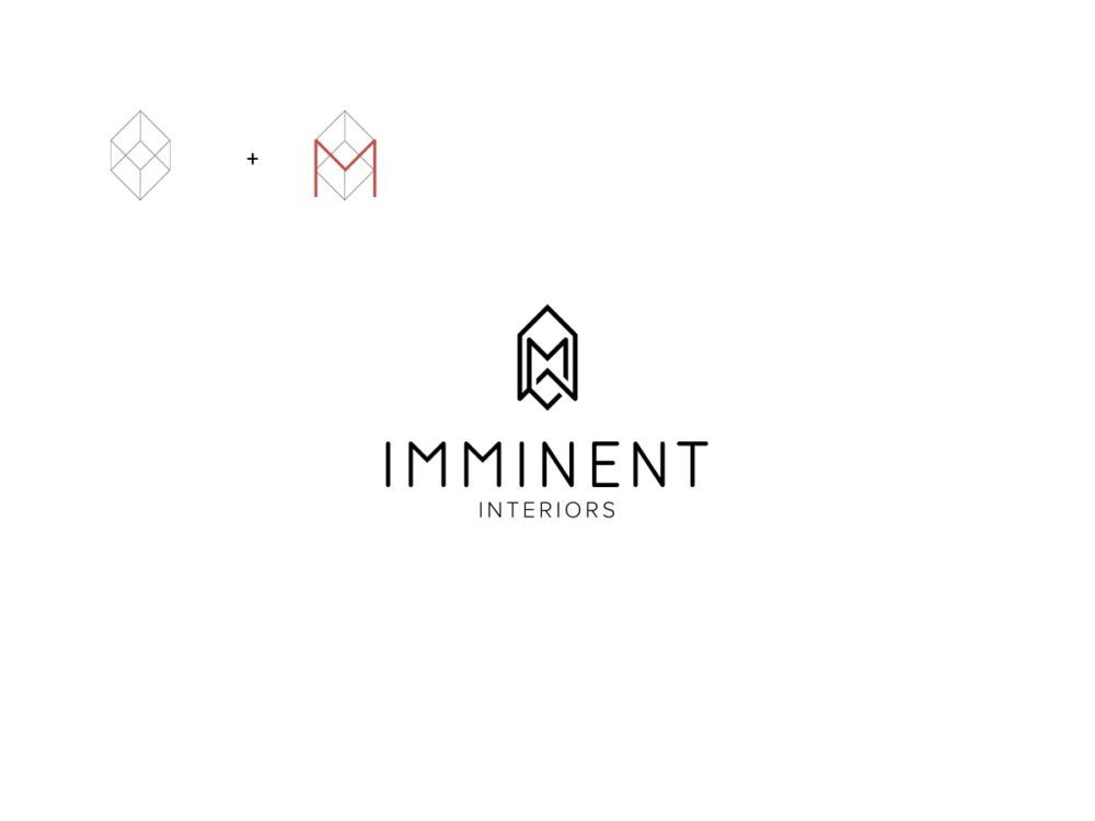 Imminent Interiors Architect Branding e1519120382497 - Architecture Logo Design Examples for Inspiration