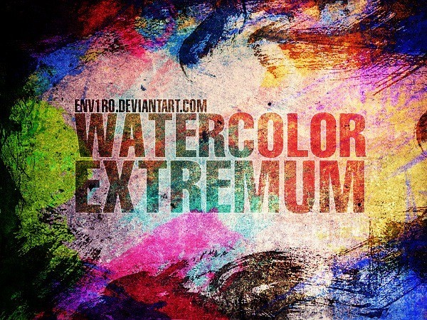 WaterColor EXTREMUM - Free Ink and Watercolor Brushes for Photoshop