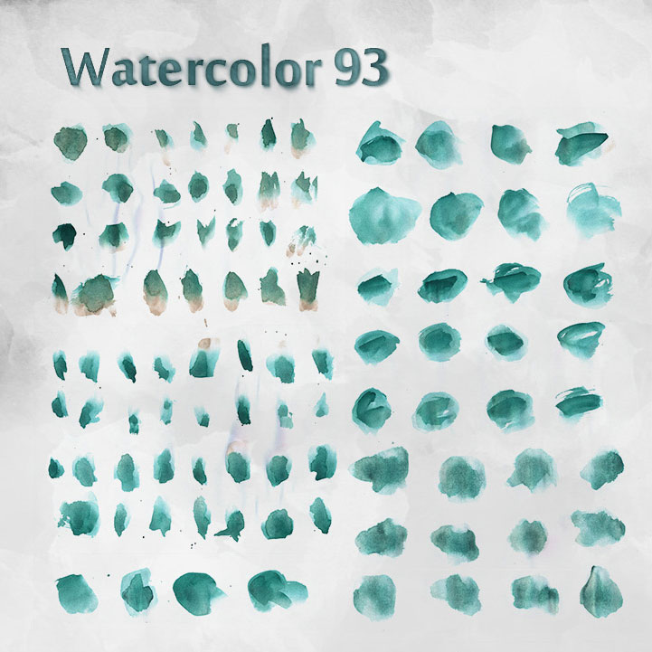 watercolor free bushes - Free Ink and Watercolor Brushes for Photoshop