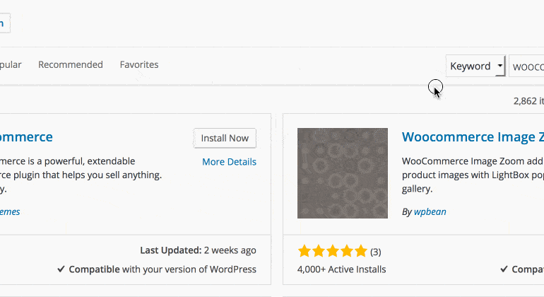 install woocommerce wordpress plugin 770x420 - How to Install a WordPress Plugin – 3 Easy Step