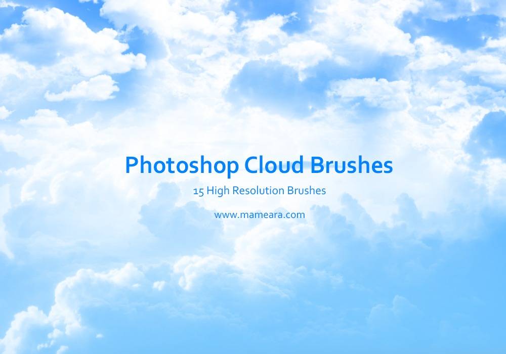 photoshop brush cloud