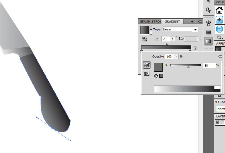 T81 07 - Creating your Very Own Knife Vector Icon in Illustrator