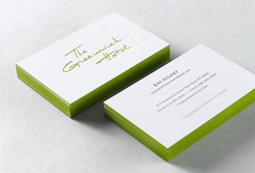 greenwich hotel - Best Business Card Designs For Inspiration