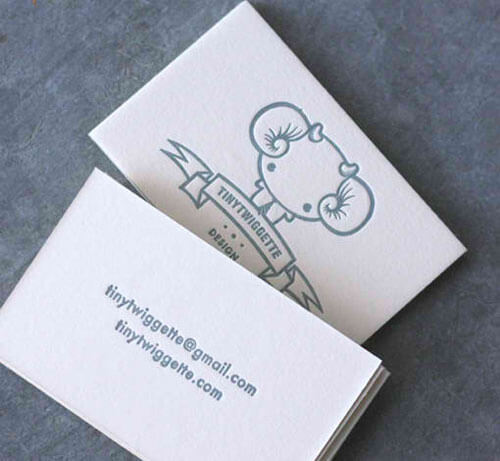 ten twiggette letterpress - Best Business Card Designs For Inspiration