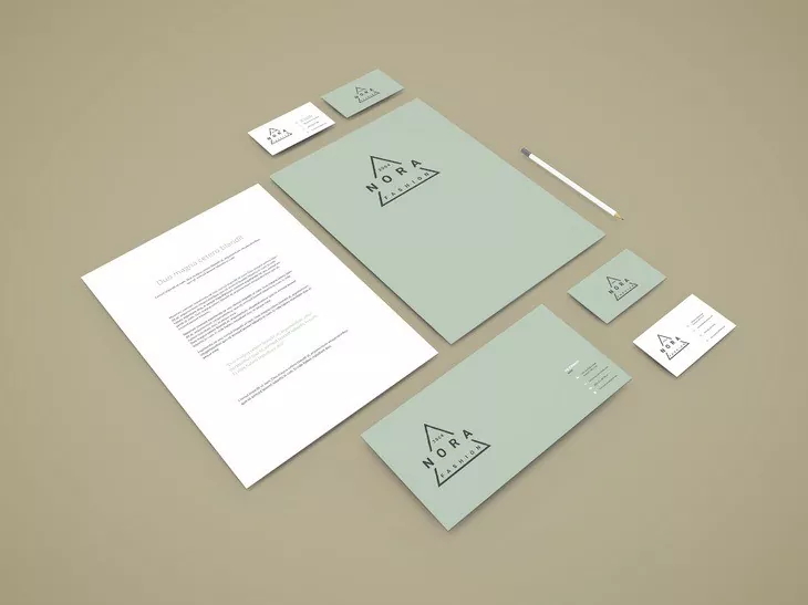 Perspective Branding Stationery Mockup - 60+ Branding, Identity & Stationery Free PSD Mockups