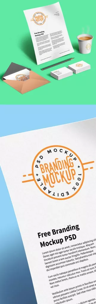 branding mockup psd design 323x1024 - 60+ Branding, Identity & Stationery Free PSD Mockups